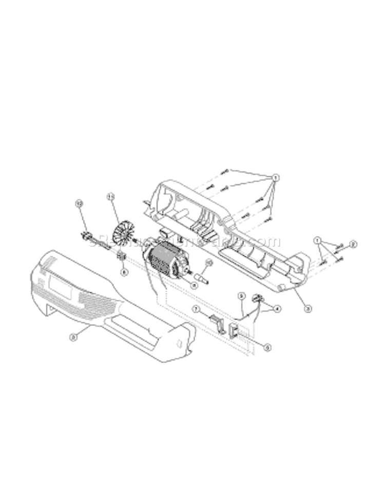 Page B Diagram and Parts List for YM132 41AC132C901 Yard Man Trimmer